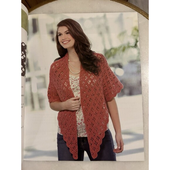 Leisure Arts 5258 Wonderful Wearable Wraps Crochet Pattern Booklet LaRoche - Picture 5 of 10